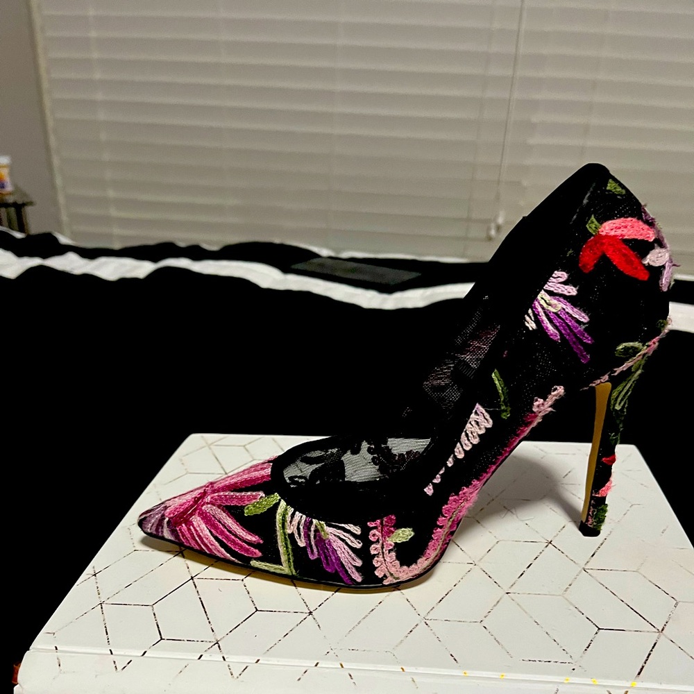 Printed Pump Heels